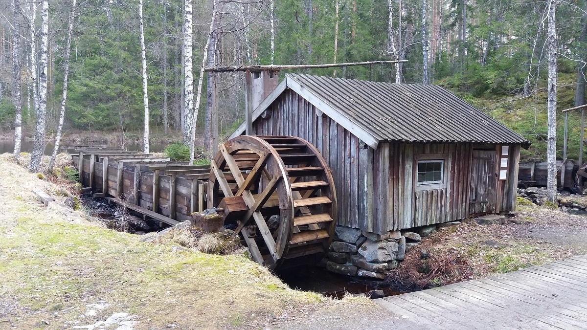 An old wire-drawing mill.